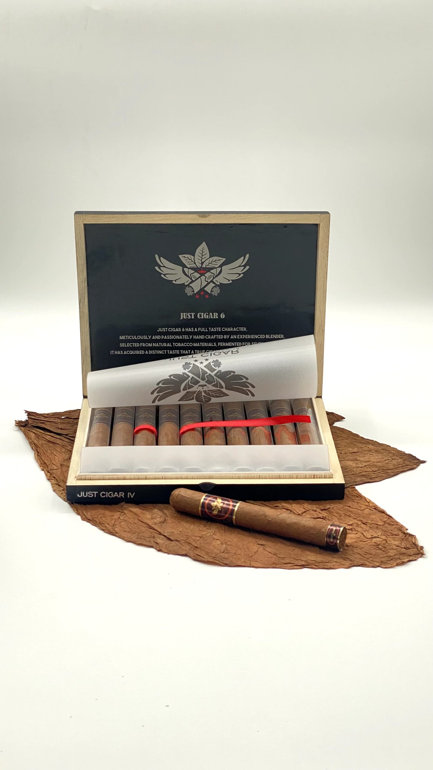 Just Cigar 6 Wooden Box - Isi (10Batang)