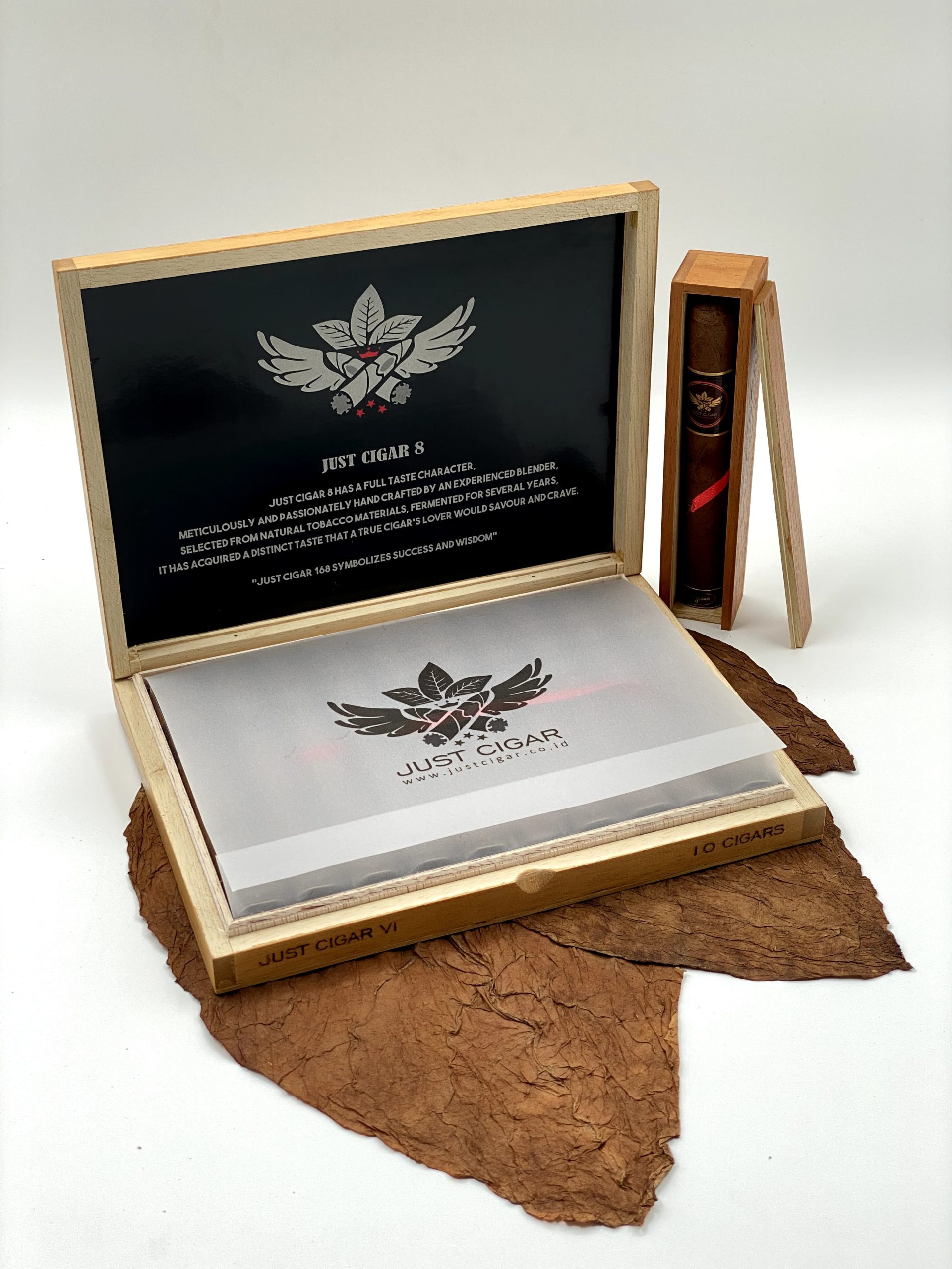 Just Cigar 8 Wooden Box - Isi (10Batang) - Image 10